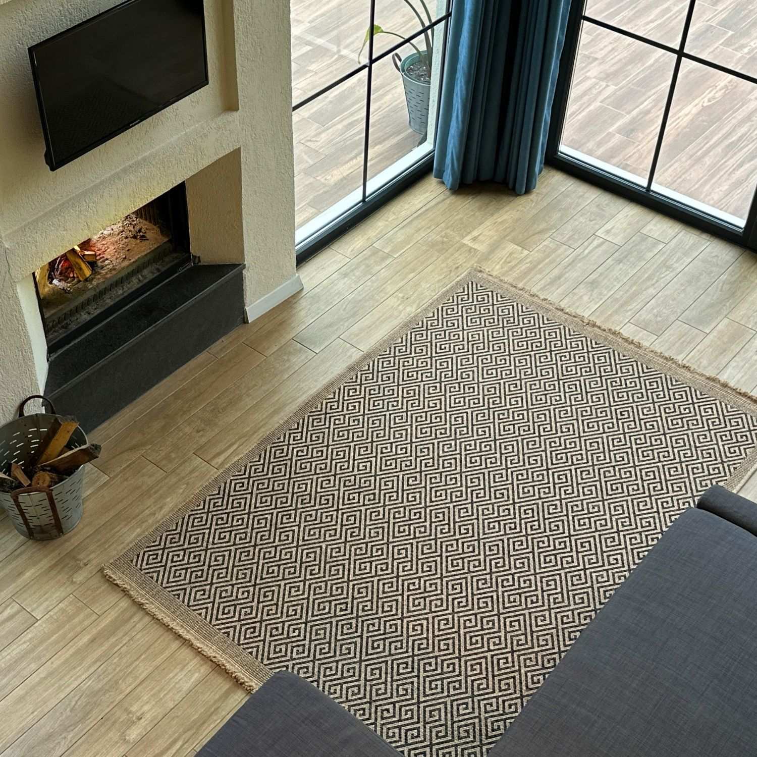 Nature Outdoor Rug Dark Grey | 5100DG - PN Home