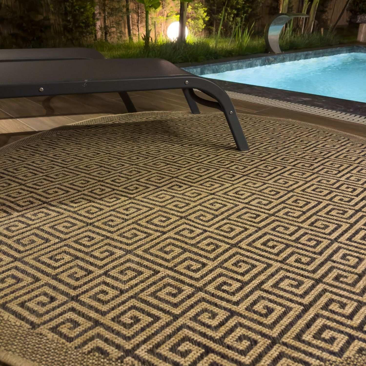 Nature Outdoor Rug Dark Grey | 5100DG - PN Home