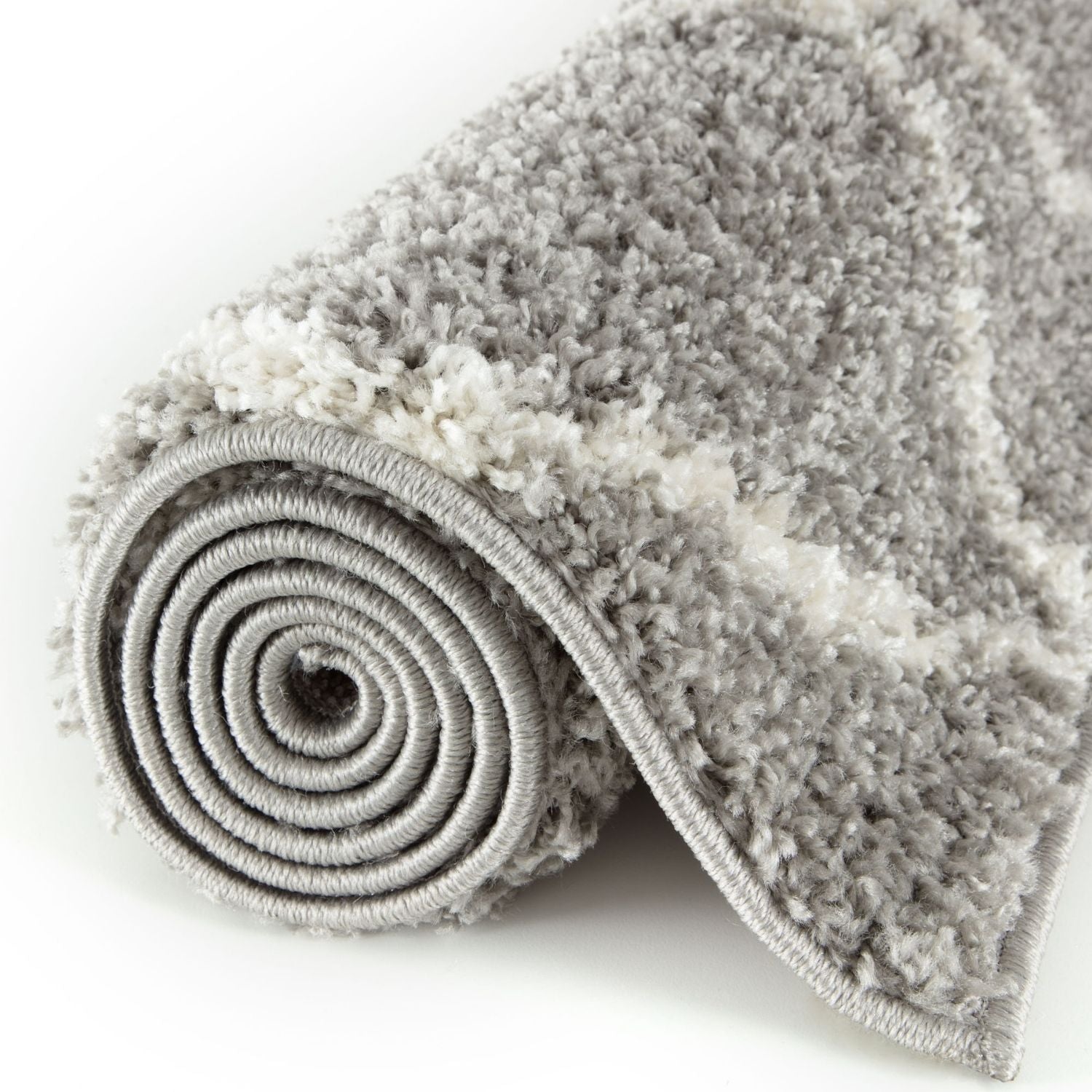 Moroccan Grey Shaggy Rug | 510 - PN Home