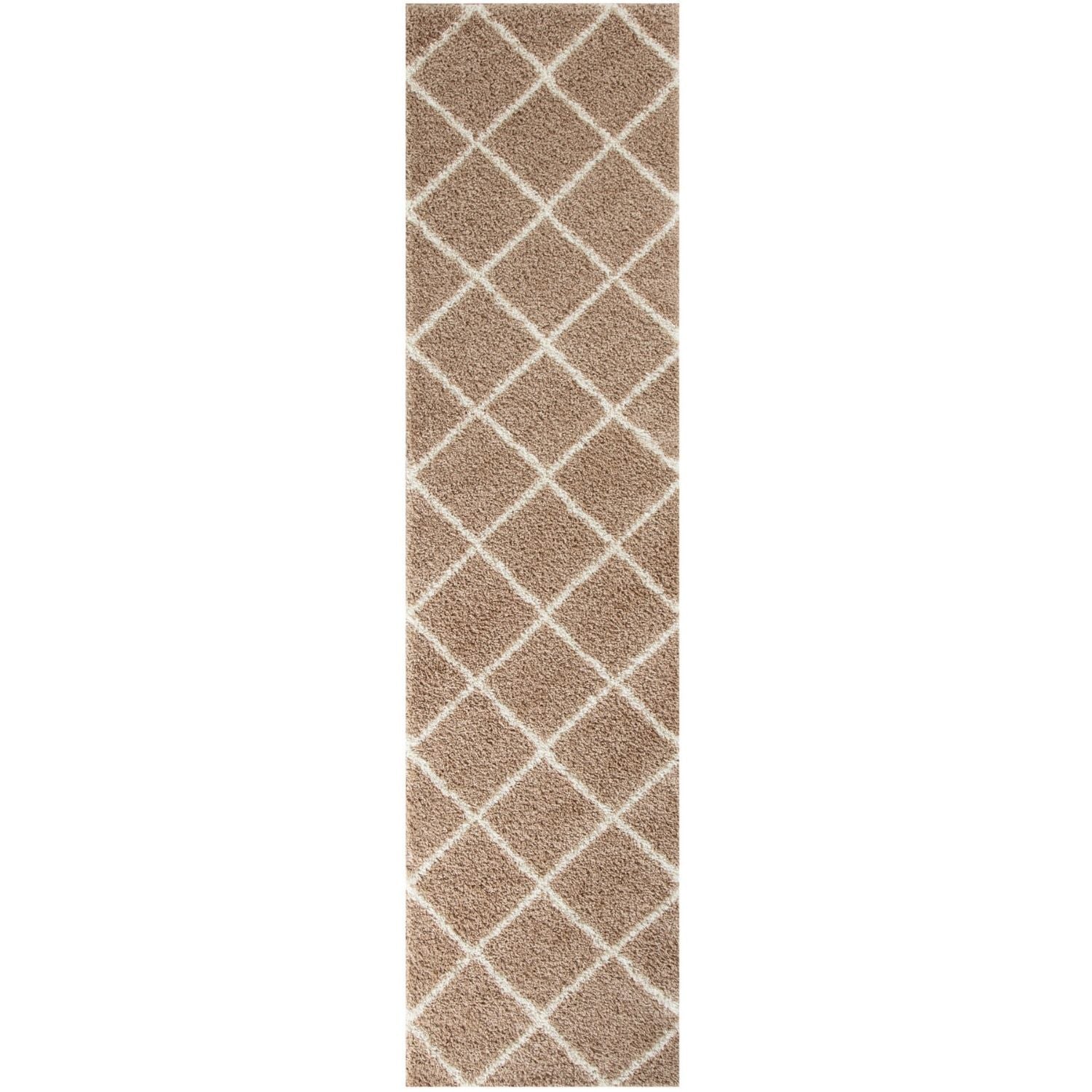 Moroccan Beige Shaggy Rug | 520 - PN Home