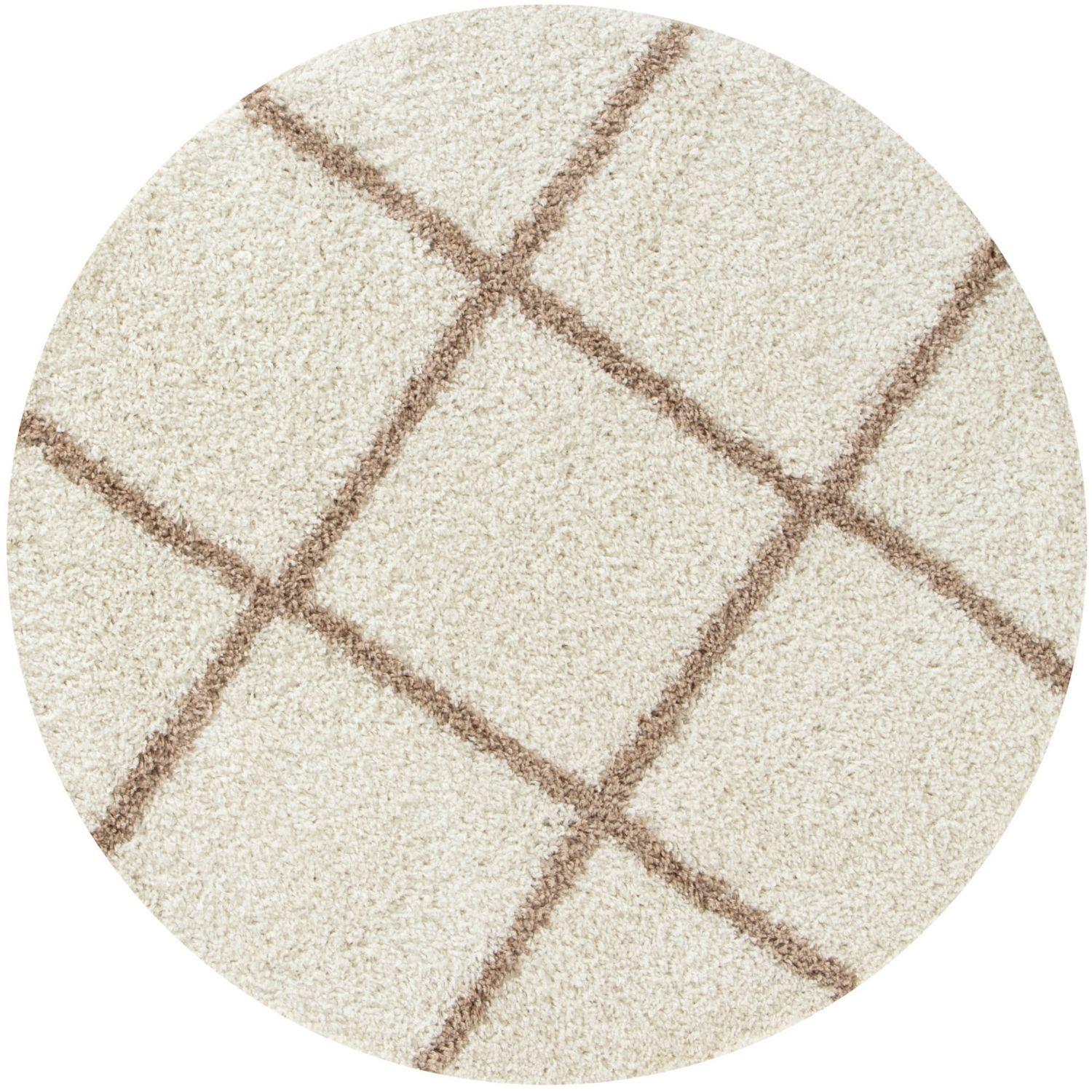 Moroccan Ivory Shaggy Rug | 530 - PN Home