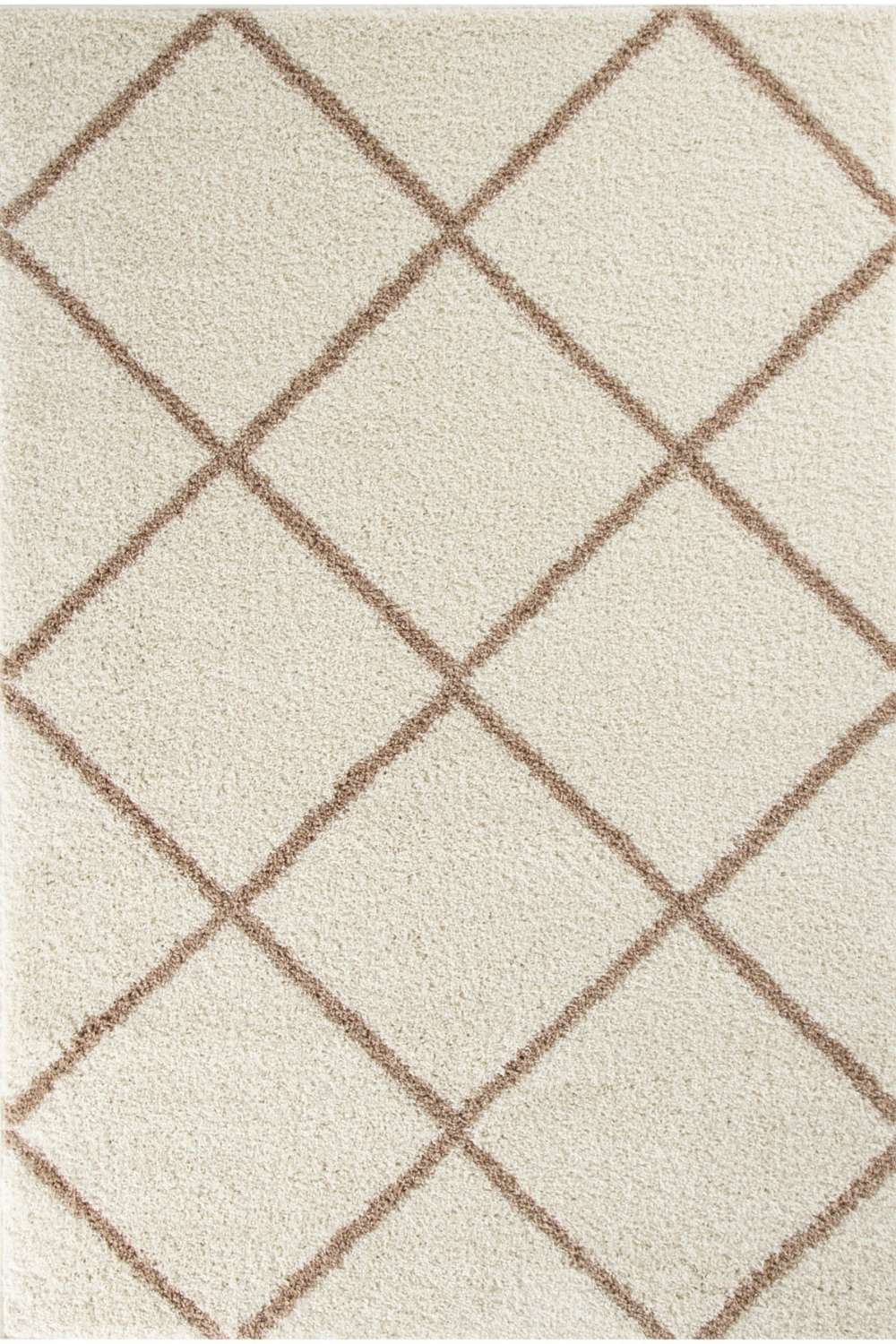 Moroccan Ivory Shaggy Rug | 530 - PN Home