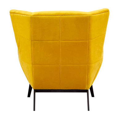 Maiko Yellow Fabric Armchair - PN Home