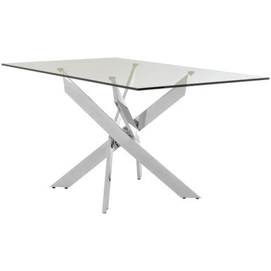 Allure Rectangular Intersected Base Dining Table - PN Home