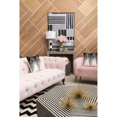 Louxor Pink Velvet Round Armchair