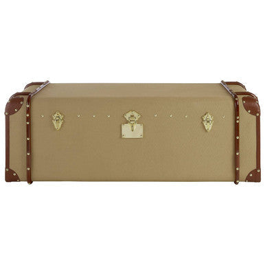 Columbus Canvas Trunk Design Coffee Table - PN Home