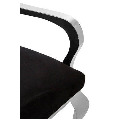 Novara Silver Baroque Chair - PN Home