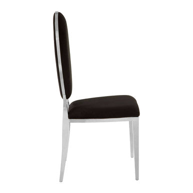 Eliza Black Velvet Dining Chair - PN Home