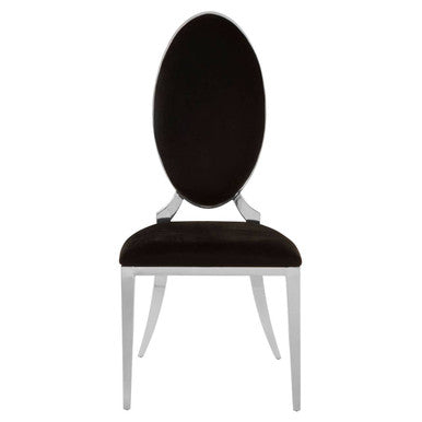 Eliza Black Velvet Dining Chair - PN Home