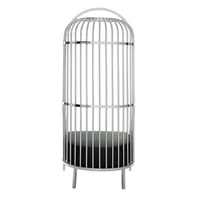 Eliza Silver Finish Dome Cage Chair - PN Home