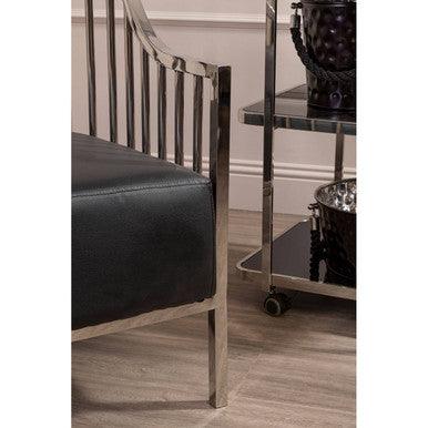 Eliza Silver Finish Dome Cage Chair - PN Home