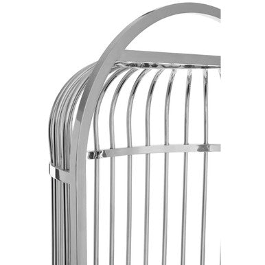 Eliza Silver Finish Dome Cage Chair - PN Home