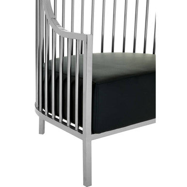 Eliza Silver Finish Dome Cage Chair - PN Home