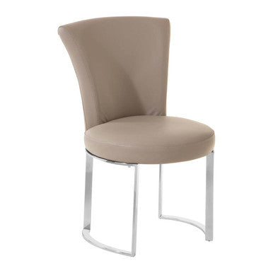 Eliza Grey Faux Leather Dining Chair - PN Home