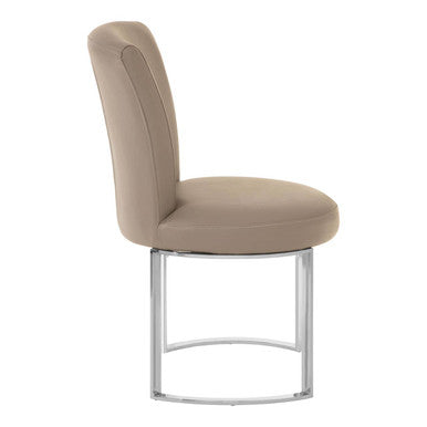 Eliza Grey Faux Leather Dining Chair - PN Home