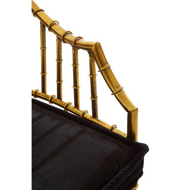 Monroe Gold Frame Accent Armchair - PN Home