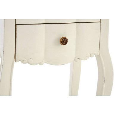 Loire 2 Drawer White Bedside Table - PN Home