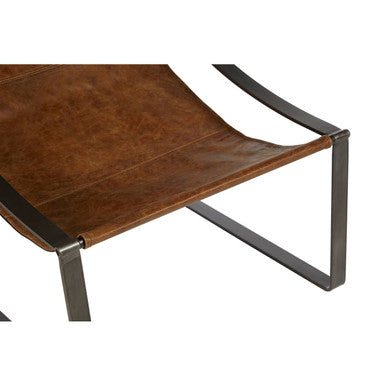 Hoxton Genuine Light Brown Leather Chair