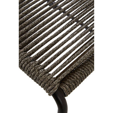 Sisal Grey Rope Bar Chair - PN Home