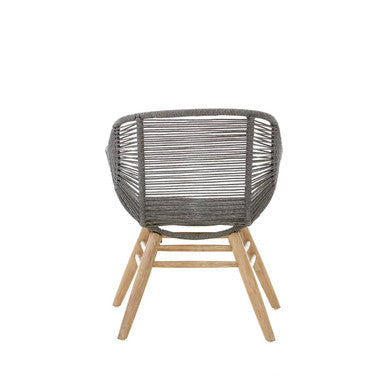 Sisal Grey Rope Armchair - PN Home