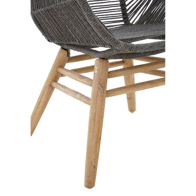 Sisal Grey Rope Armchair - PN Home