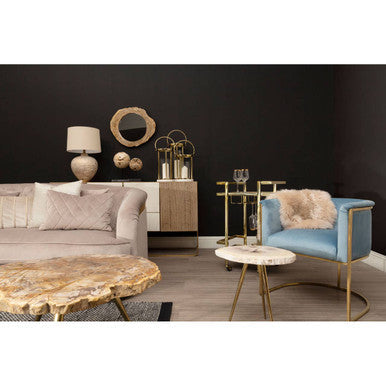 Mias Blue Velvet Chair - PN Home