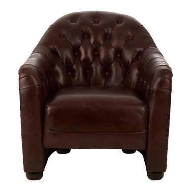 Victor Classic Armchair With Buttoned Back