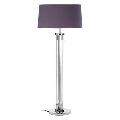 Skye Tall Acrylic And Tubular Base Floor Lamp