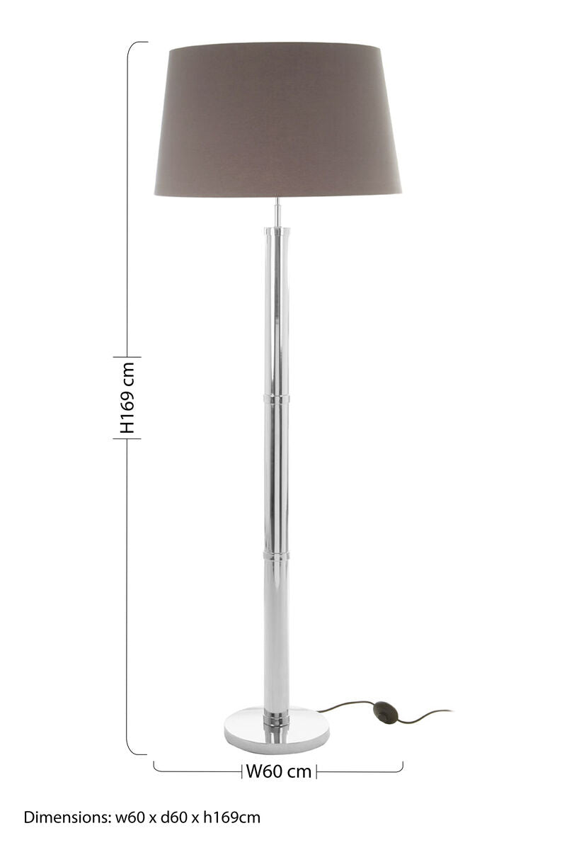 Skye Tall Floor Lamp with Tubular Base - PN Home