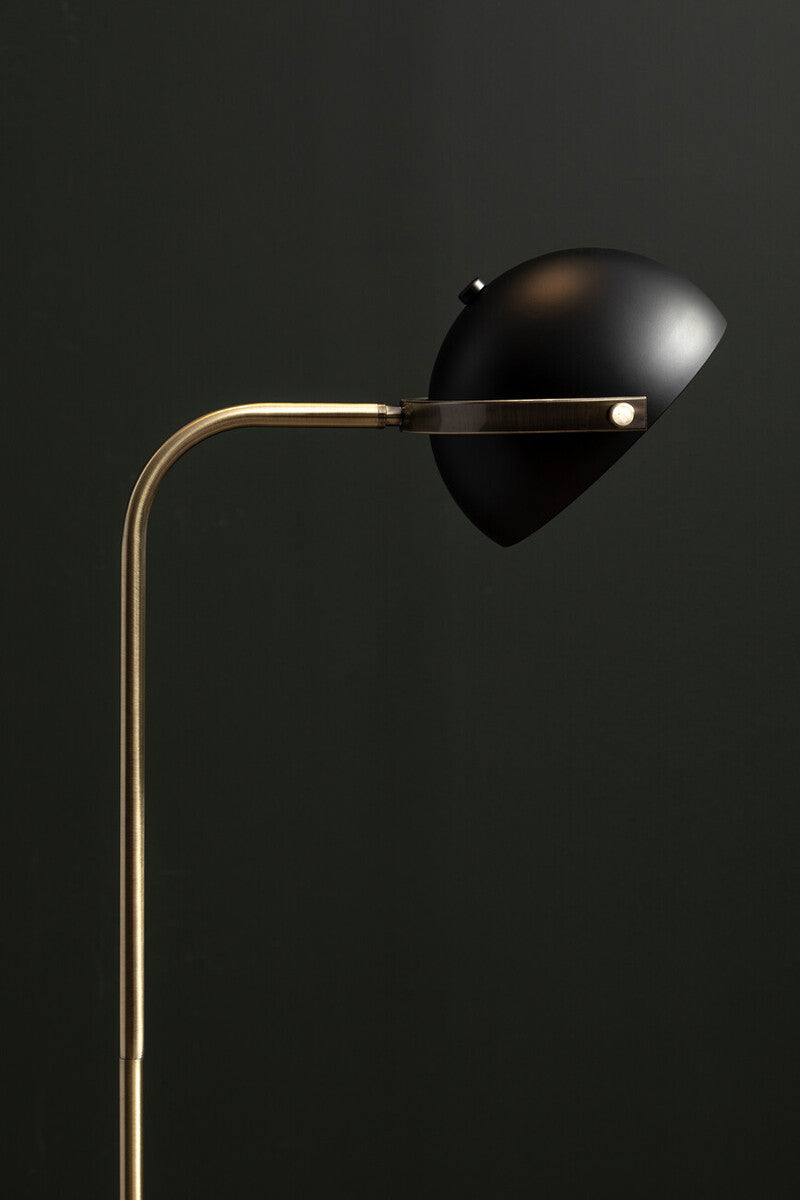 Murdoch Floor Lamp With Black Shade - PN Home