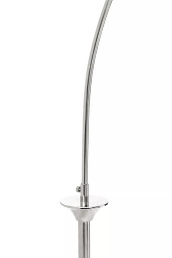 Hubert Satin Nickel Finish Metal Floor Lamp