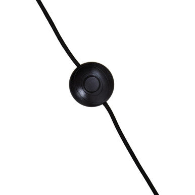 Equipoise Black and Brass Finish Floor Lamp with Marble Base - PN Home