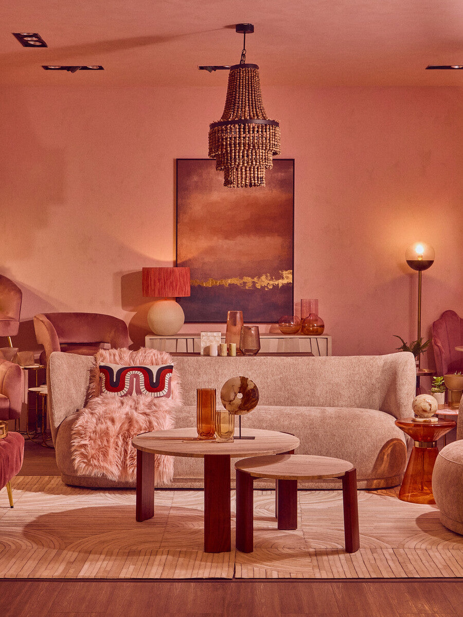 Bosie Safira Large Natural Hair On Leather Rug