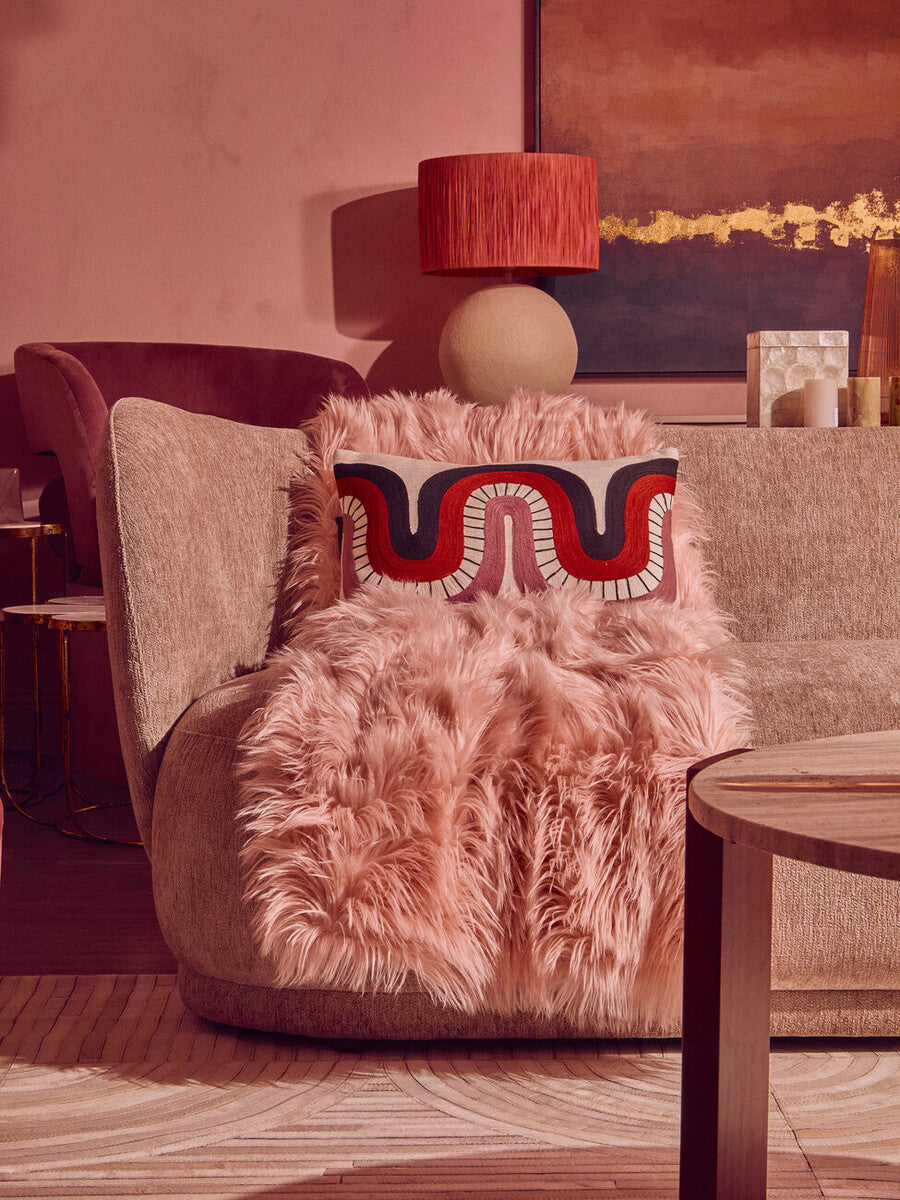 Bosie Safira Large Natural Hair On Leather Rug - PN Home