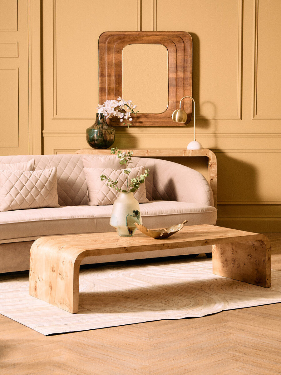 Bosie Safira Large Natural Hair On Leather Rug