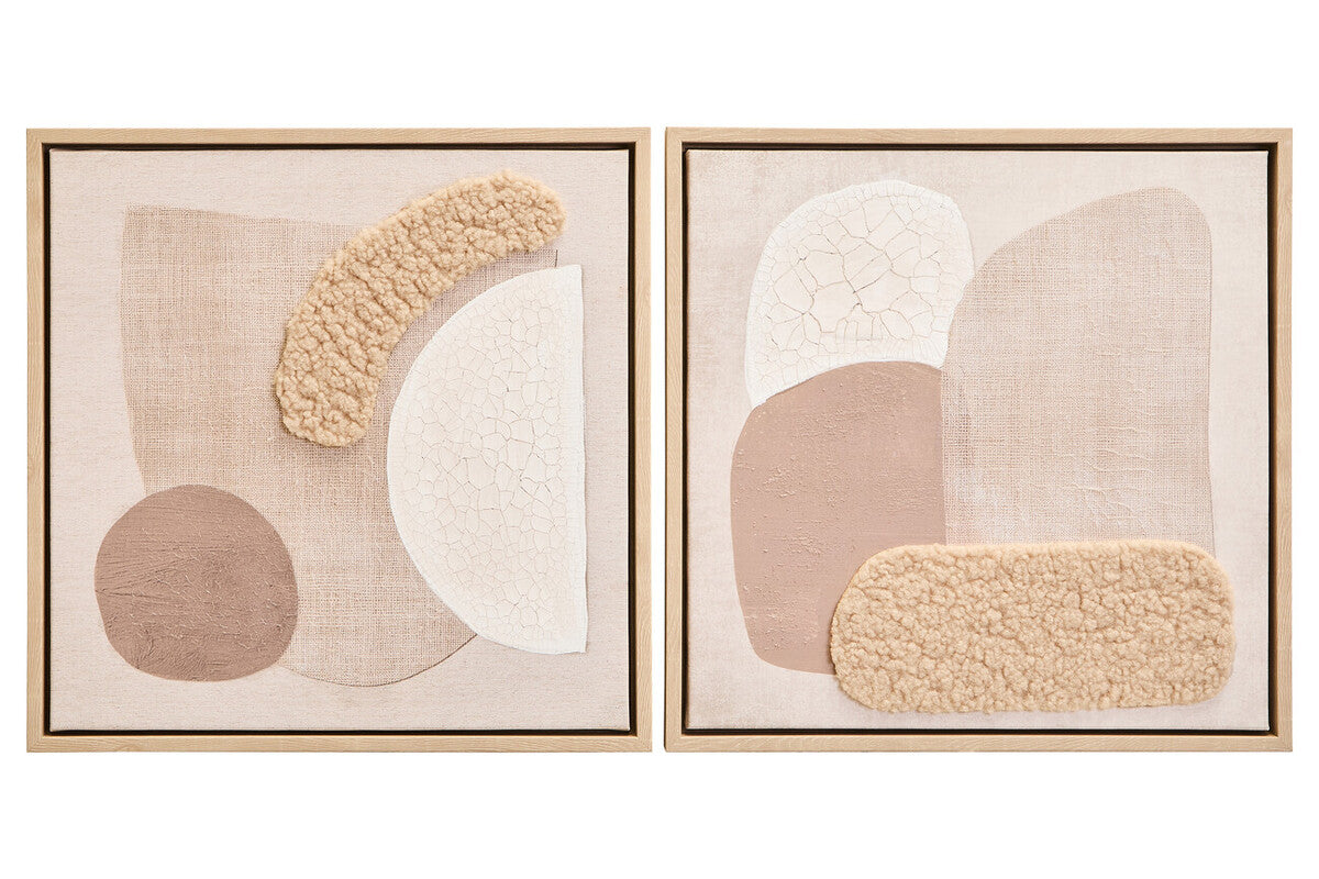 Astratto Set Of 2 Natural Textured Wall Art - PN Home