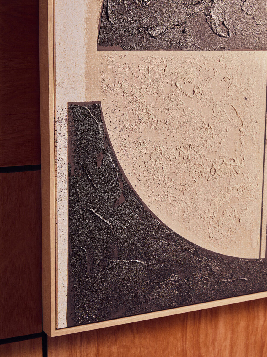 Astratto Black and Cream Wall Art - PN Home