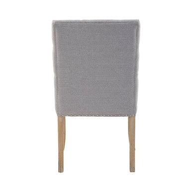 Kensington Townhouse Grey Linen Dining Chair - PN Home
