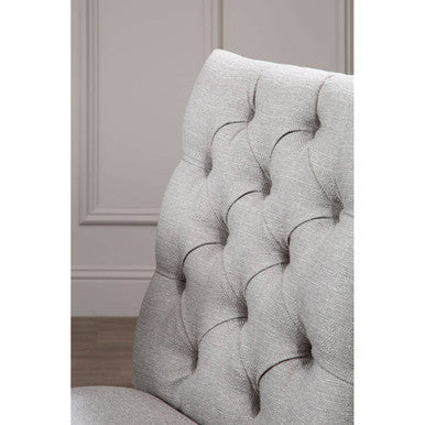 Kensington Townhouse Grey Linen Dining Chair - PN Home