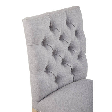 Kensington Townhouse Grey Linen Dining Chair - PN Home