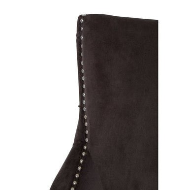 Kensington Townhouse brown Velvet Dining Chair