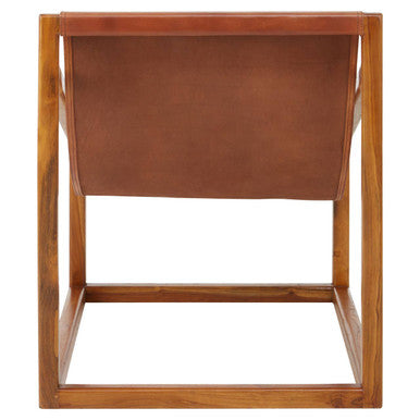 Kendari Brown Cubic Frame Chair
