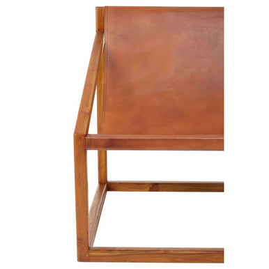 Kendari Brown Cubic Frame Chair
