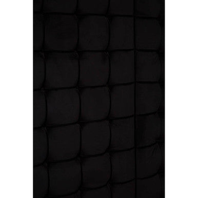 Piermount Black Velvet 4 Poster King Bed