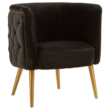 Manhattan Black Tub Chair - PN Home