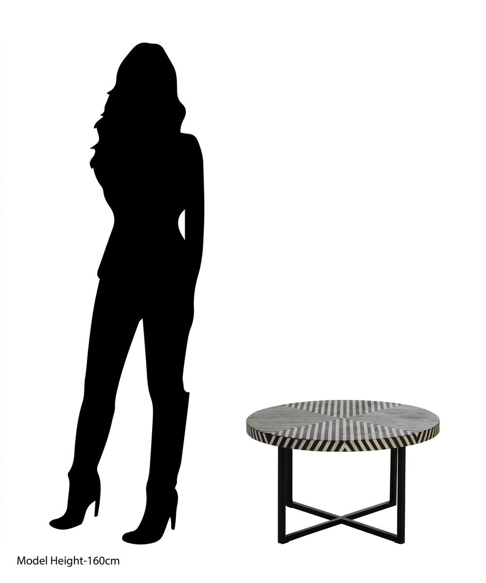 Boho Cross Base Coffee Table