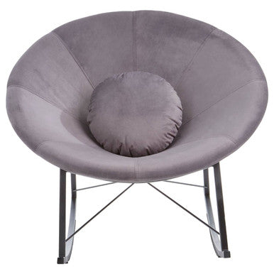 Arto Grey Conic Rocking Chair - PN Home