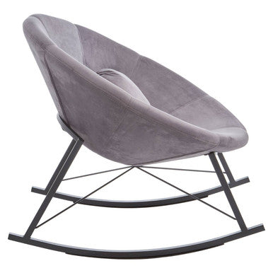 Arto Grey Conic Rocking Chair - PN Home