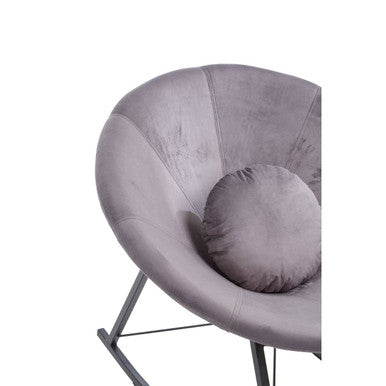 Arto Grey Conic Rocking Chair