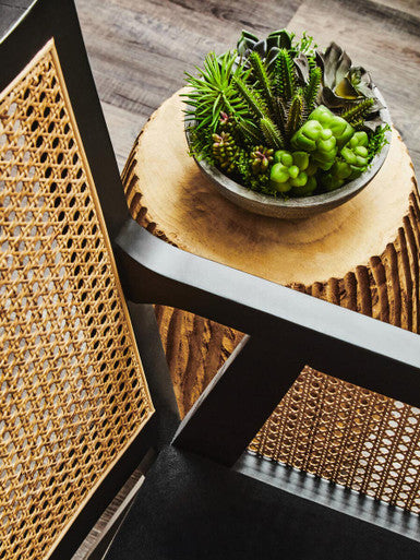 Corso Rattan Chair with Black Frame - PN Home